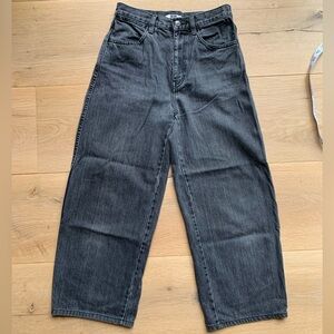 Uniqlo U- Black wide leg jeans